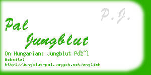 pal jungblut business card